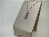 Collana Miluna Donna in Oro bianco 0.39 Ct CLD4478 - CLD4478